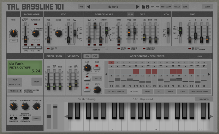 TAL-Togu Audio line TAL-BassLine-101